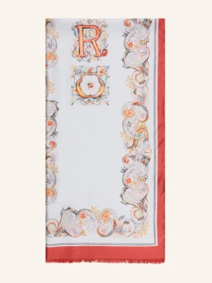 Etro Jedwabny Szalik blau