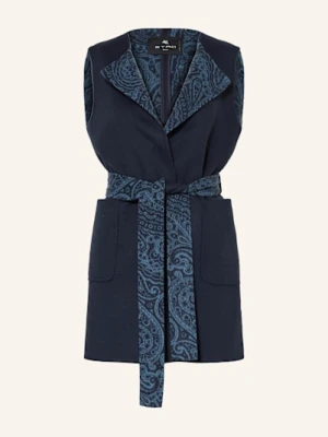Etro Kamizelka Typu Blezer blau