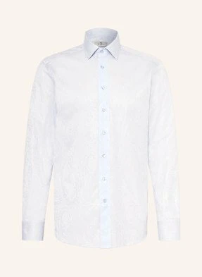 Etro Koszula Z Brokatem Slim Fit blau