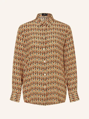 Etro Koszula Z Jedwabiu beige