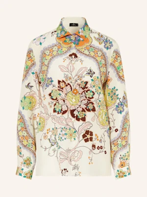 Etro Koszula Z Jedwabiu weiss