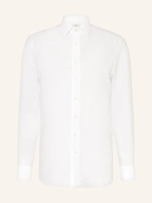Etro Koszula Z Lnu Regular Fit weiss