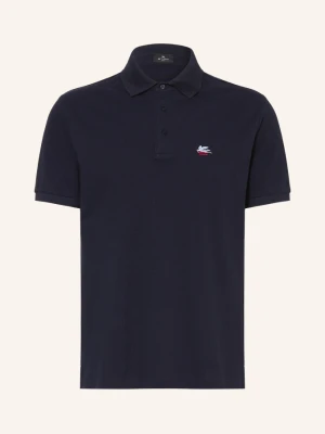 Etro Koszulka Polo Piqué blau GRANATOWY
