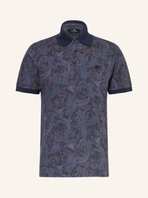 Etro Koszulka Polo Piqué blau GRANATOWY