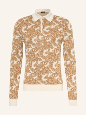 Etro Koszulka Polo Z Dzianiny beige