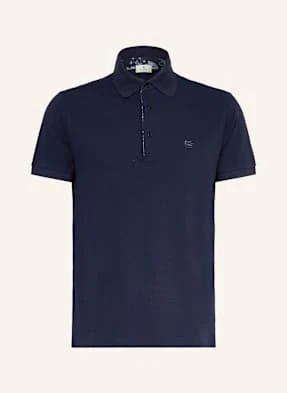 Etro Koszulka Polo Z Piki blau
