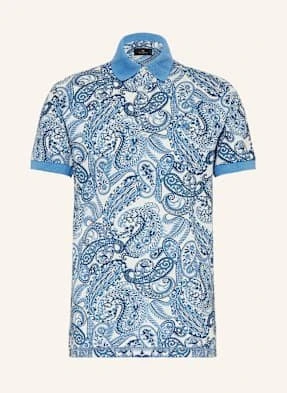 Etro Koszulka Polo Z Piki Regular Fit blau