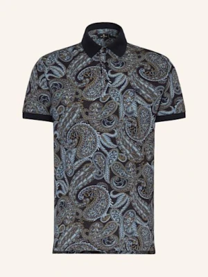 Etro Koszulka Polo Z Piki Regular Fit blau