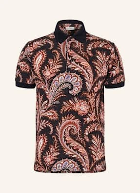 Etro Koszulka Polo Z Piki Regular Fit schwarz
