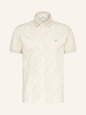 Etro Koszulka Polo Z Pikowanym Wzorem weiss