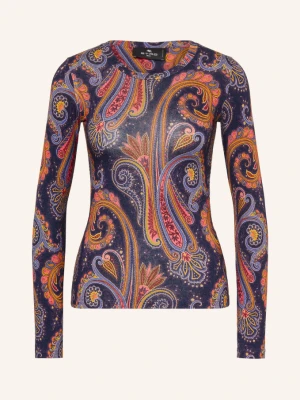 Etro Koszulka Z Długim Rękawem blau