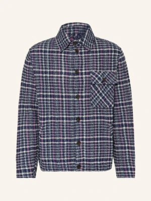 Etro Kurtka Typu Bouclé blau