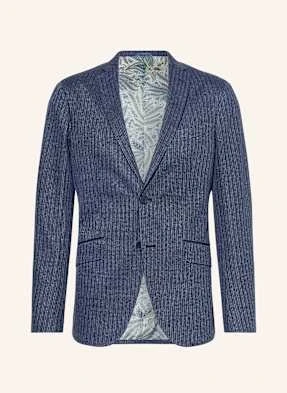 Etro Marynarka Regular Fit Z Lnem blau