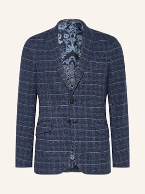 Etro Marynarka Slim Fit blau