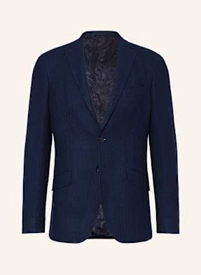 Etro Marynarka Z Dzianiny Slim Fit blau