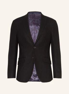 Etro Marynarka Z Dzianiny Slim Fit schwarz