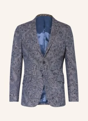 Etro Marynarka Żakardowa Extra Slim Fit blau