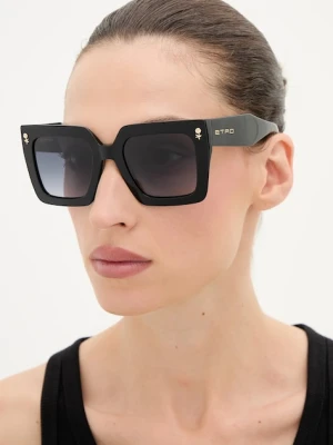 Etro okulary damskie kolor czarny ETRO 0089/S