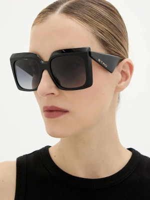 Etro okulary przeciwsłoneczne damskie kolor czarny ETRO 0117/S