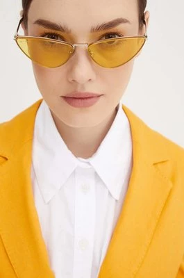 Etro okulary przeciwsłoneczne damskie kolor żółty ETRO 0035/S