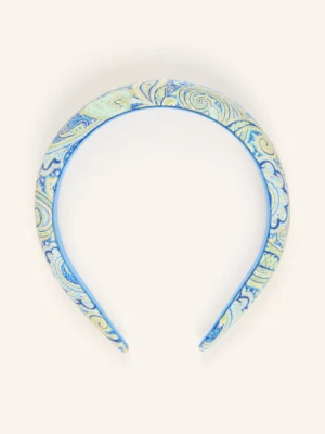Etro Opaska Do Włosów Z Jedwabiu blau