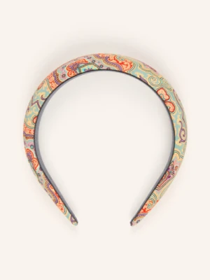 Etro Opaska Do Włosów Z Jedwabiu grau