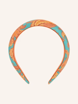 Etro Opaska Na Włosy Z Jedwabiu blau