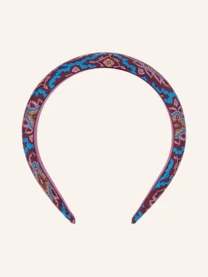 Etro Opaska Na Włosy Z Jedwabiu blau