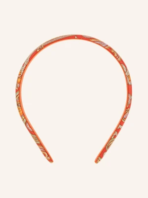 Etro Opaska Na Włosy Z Jedwabiu rot