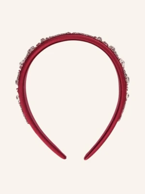 Etro Opaska Z Satyny Z Kamieniami Ozdobnymi rot