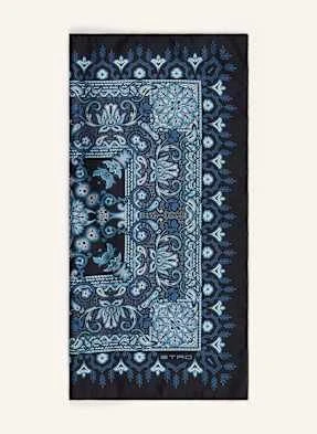 Etro Poszetka Z Jedwabiu blau