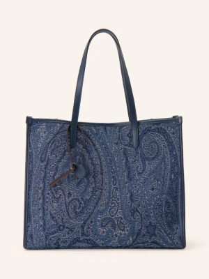 Etro Shopperka blau granatowy