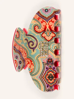 Etro Spinka Do Włosów Z Kamieniami Ozdobnymi grau