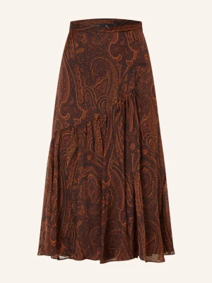 Etro Spódnica Jedwabna rot