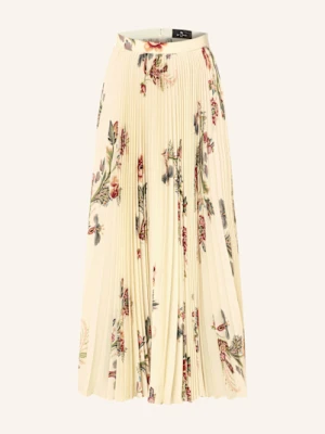 Etro Spódnica Plisowana beige