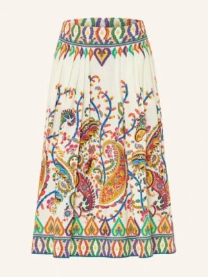 Etro Spódnica Plisowana weiss