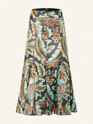 Etro Spódnica Satynowa blau