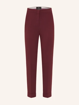 Etro Spodnie 7 / 8 rot CIEMNOCZERWONY