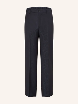 Etro Spodnie Garniturowe O Kroju Regular Fit Z Tkaniny Żakardowej blau