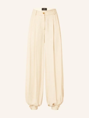 Etro Spodnie Żakardowe beige