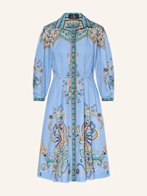Etro Sukienka Koszulowa blau
