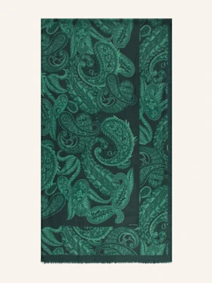 Etro Szal Z Dodatkiem Kaszmiru I Jedwabiu blau