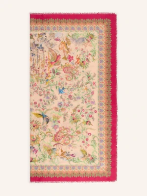 Etro Szalik Z Kaszmiru I Jedwabiu pink