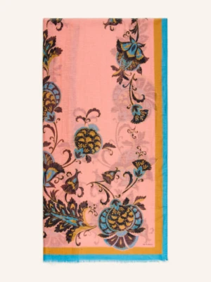 Etro Szalik Z Lnu rosa