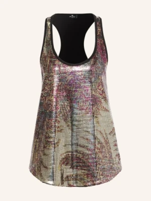 Etro Top Anicka Z Cekinami rot