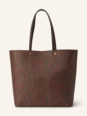 Etro Torba Shopper Large Z Saszetką braun