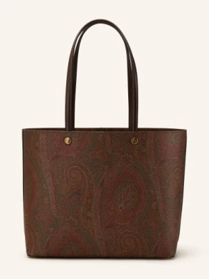 Etro Torba Shopper Medium Z Saszetką braun