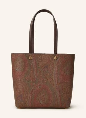 Etro Torba Shopper Small Z Saszetką braun