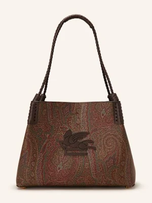 Etro Torba Shopper Small Z Saszetką braun
