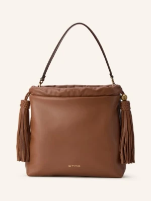 Etro Torba Z Uchwytami Medium braun
